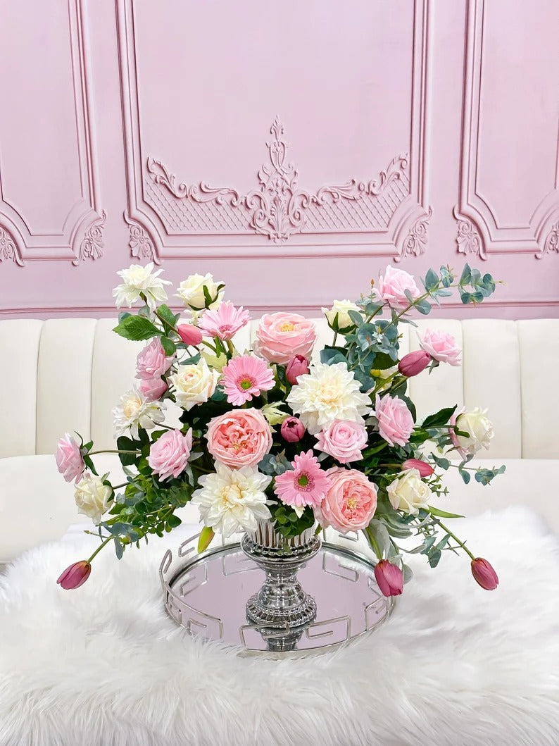 Large Premium Real Touch Arrangement-French Country Decor Arrangement Secondary image
