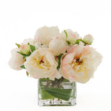 Large Light Pink Peonies Buds Square Arrangement - Flovery