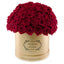 Dome 120 Red Roses Gold Box - Flovery