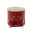 Medium Round Red Box White Roses - Flovery