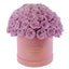 Dome 120 Lavender Roses Gold Box - Flovery