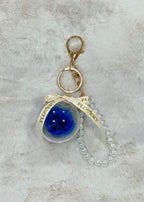 Eternity Preserved Rose Keychain/Bag charm - Flovery