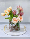 Real Touch Arrangement-Real Touch Flowers Centerpiece-Faux Floral Arrangements-Fall Arrangement-Table Centerpieces-Tropical Arrangement - Flovery