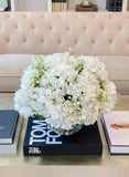 17-in Large French Faux Hydrangea Centerpiece - Flovery