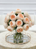 18 inch Large Real Touch English Rose Centerpiece - Flovery