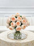 18 inch Large Real Touch English Rose Centerpiece - Flovery