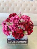 17-in Large French Faux Hydrangea Centerpiece - Flovery