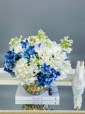 17-in Large French Faux Hydrangea Centerpiece - Flovery