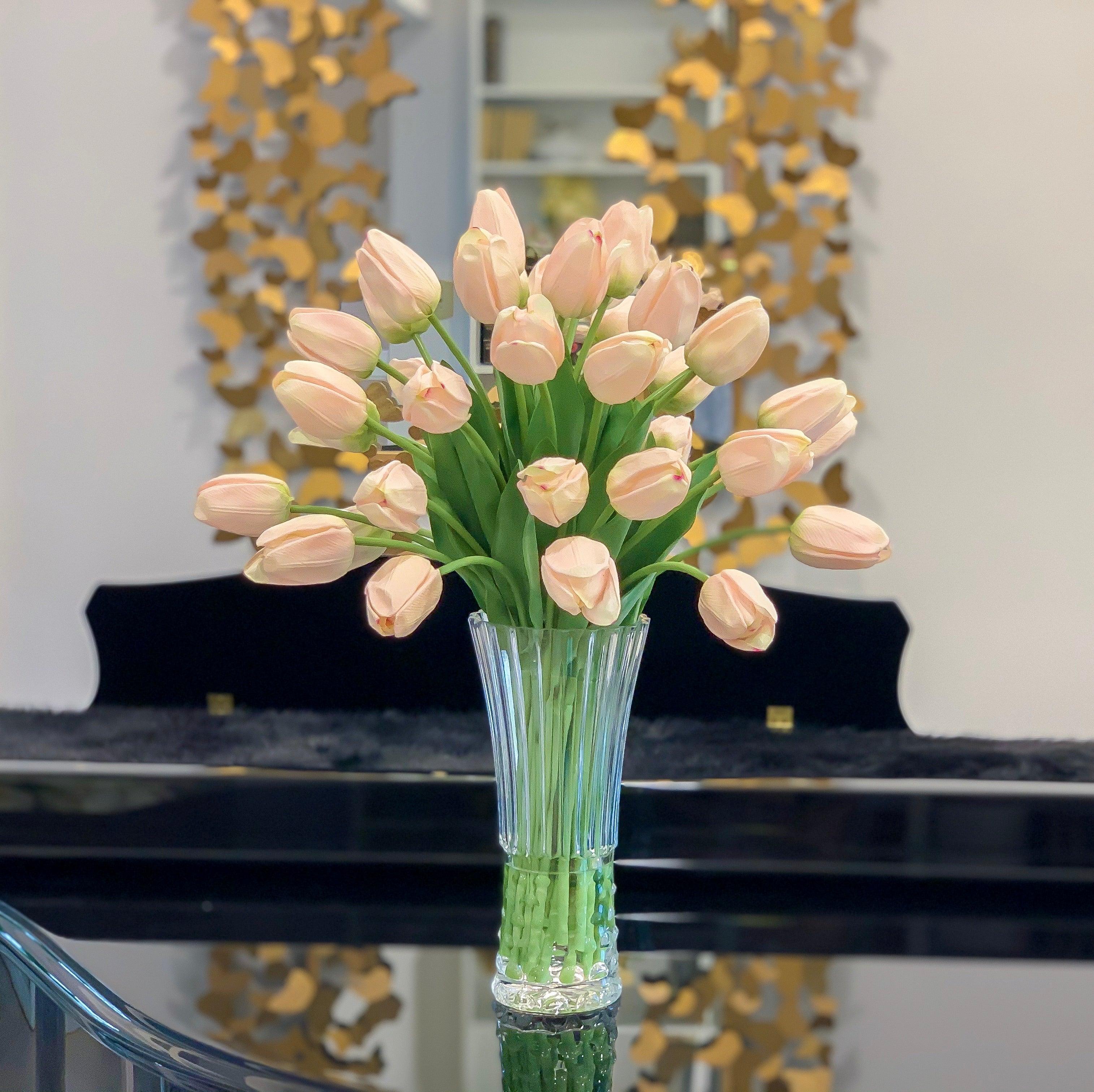 Tall Pink Tulips Centerpiece Secondary image