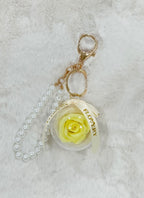Eternity Preserved Rose Keychain/Bag charm - Flovery