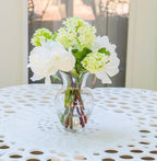 Real Touch Roses Hydrangeas Petite Arrangement - Flovery