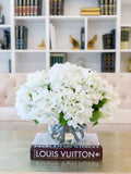 17-in Large French Faux Hydrangea Centerpiece - Flovery