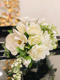 Large Real Touch Magnolia Floral Arrangement - Flovery