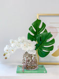 20” Large Real Touch Orchid Arrangement - Flovery