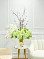 Tall Green Hydrangeas Centerpiece 42-in - Flovery