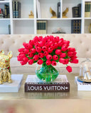 Large 100 Real Touch Tulips Arrangement - Flovery