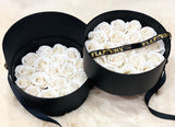 Premium Scented Soap White Roses In Elegant Double Box