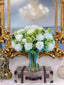 Large White Rose Real Touch Centerpiece - Flovery