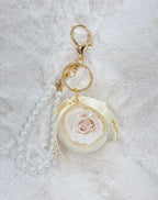 Eternity Preserved Rose Keychain/Bag charm - Flovery