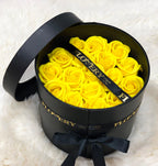 Premium Scented Soap Royal Yellow Roses In Elegant Double Box - Flovery