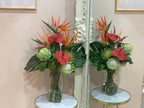 Bird Of Paradise Arrangement- Large Centerpiece - Home Decor - Hotel Decor - Office Centerpiece - Flovery