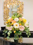 22" Large Real Touch Arrangement Rose Peony Tulip - Flovery