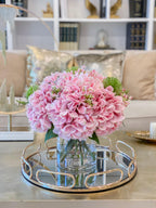 Pink French Hydrangea Centerpiece - Flovery