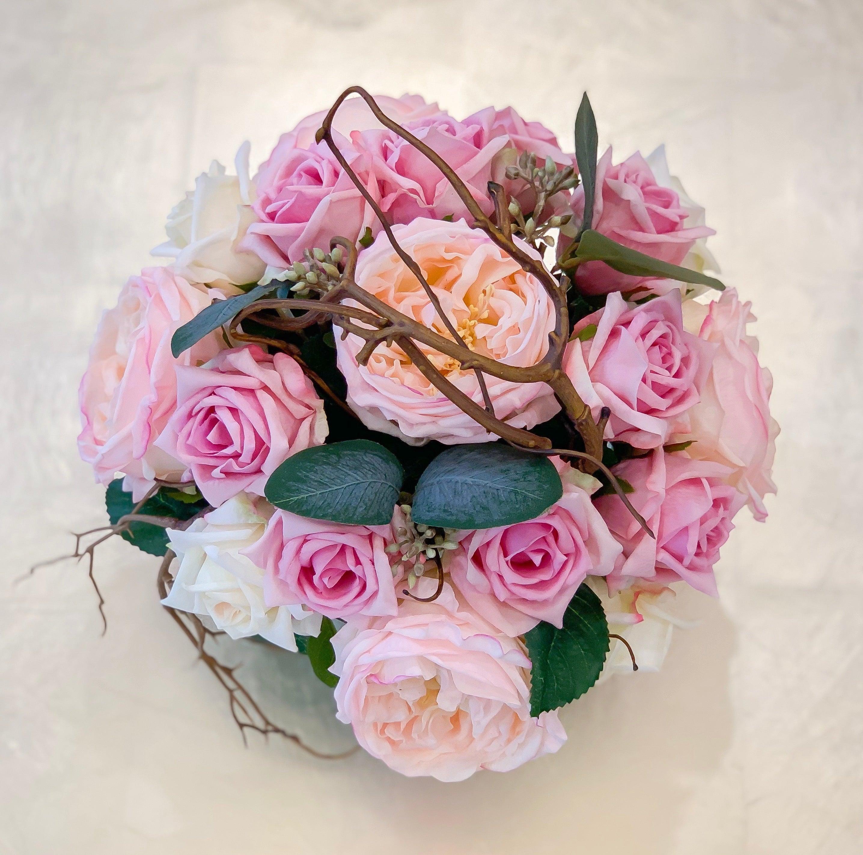 Flovery Limited Design All Finest Real Touch Faux Flower Arrangement - Flovery