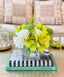 Real Touch Centerpiece-Rose Real Touch Flower Arrangement- Table Centerpiece-Orchid Floral Arrangement-Rose Arrangement-Green arrangement - Flovery