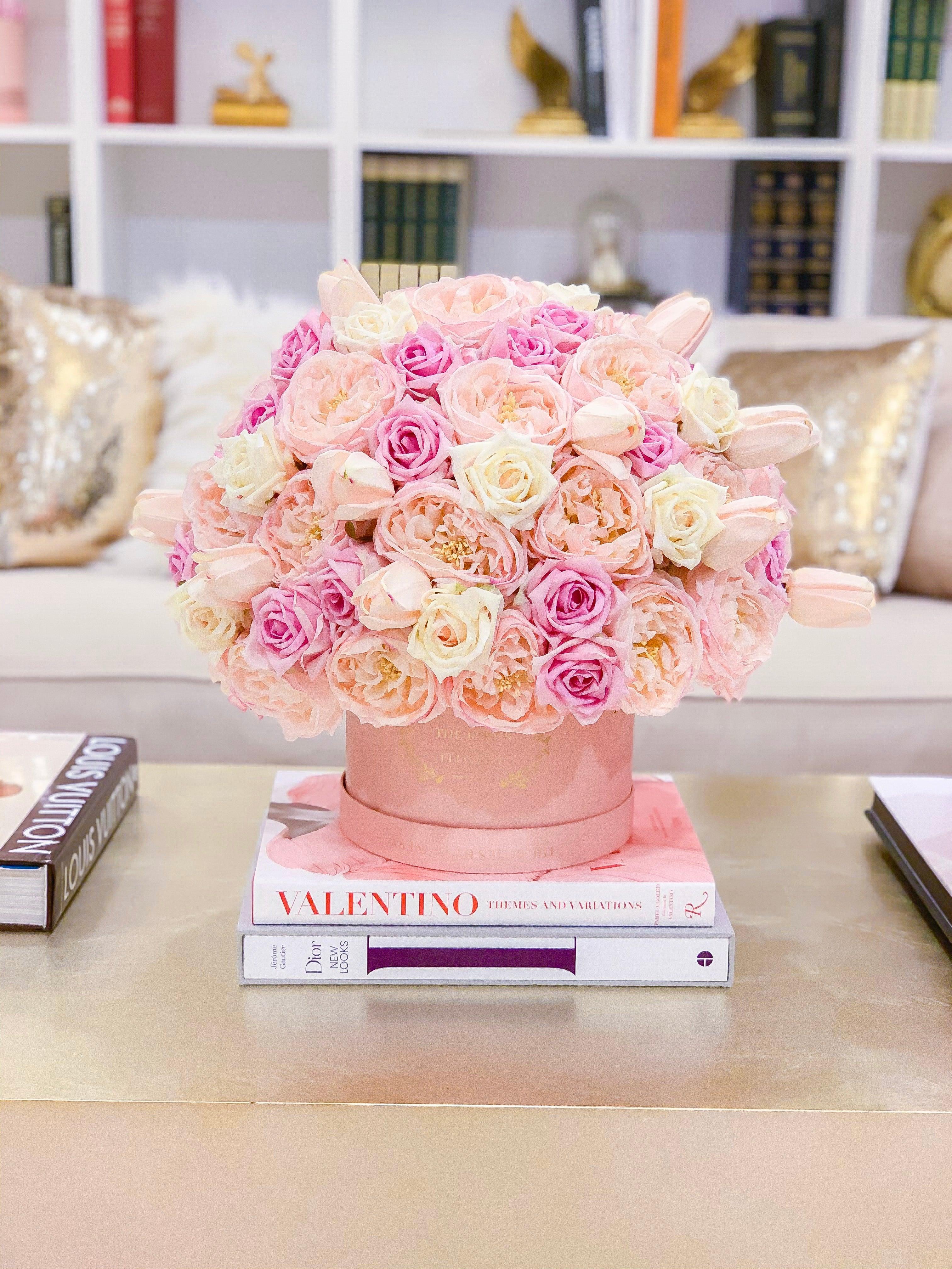 Luxury Large Finest Real Touch Flowers Arrangement - Flovery Main image
