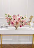 Large French Country Pink Real Touch Flower Arrangement - Flovery