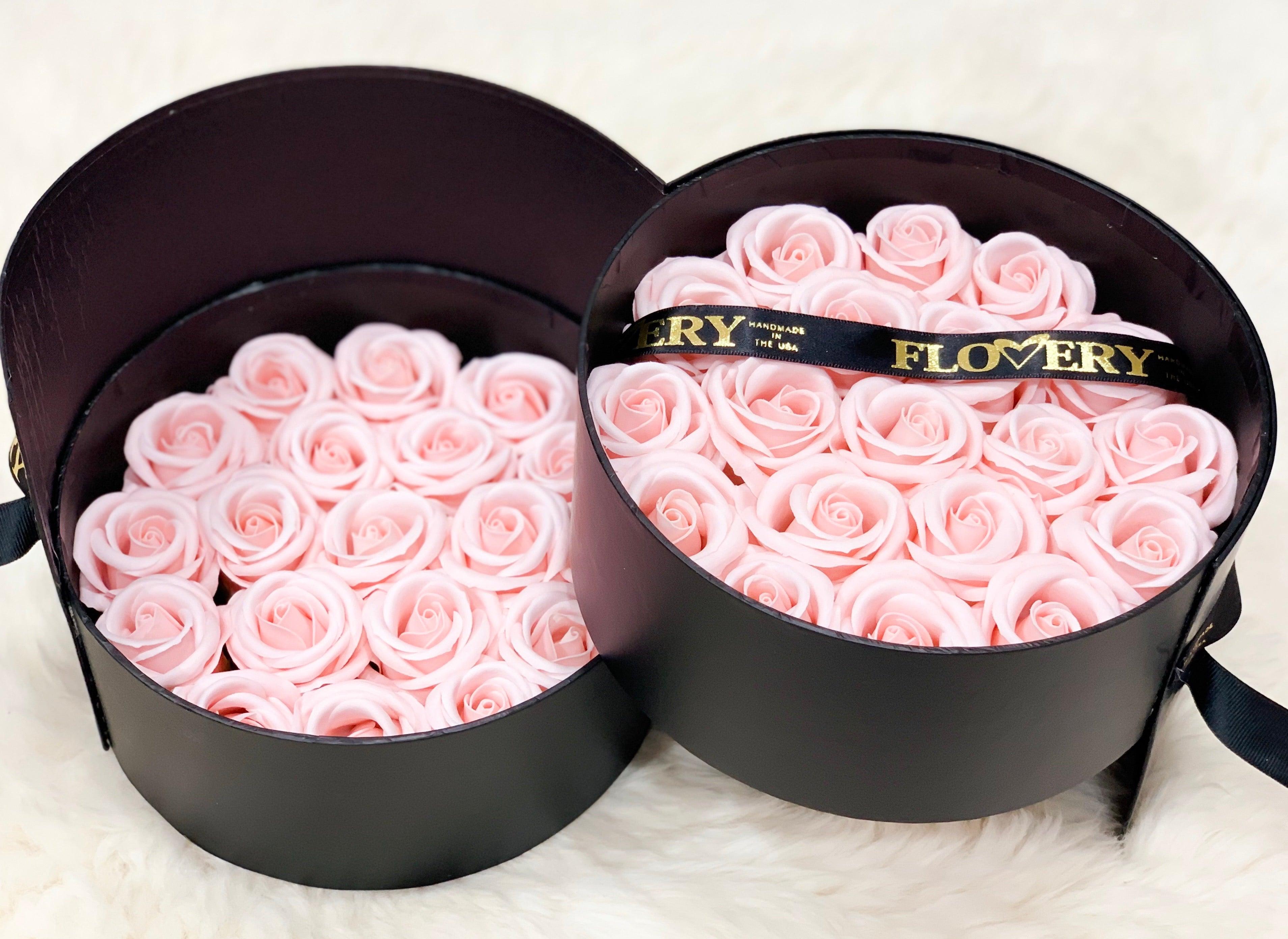 Scented Soap Flovery Pink Rose In Elegant Double Gift Box Secondary image