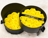 Premium Scented Soap Royal Yellow Roses In Elegant Double Box