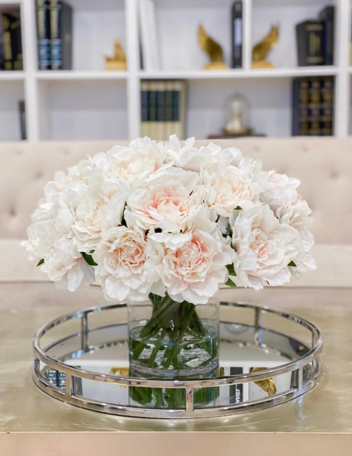 17” Large Real Touch Peony Arrangement - Flovery