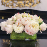 Luxury Silk Peony Artificial Flower Arrangement - Flovery