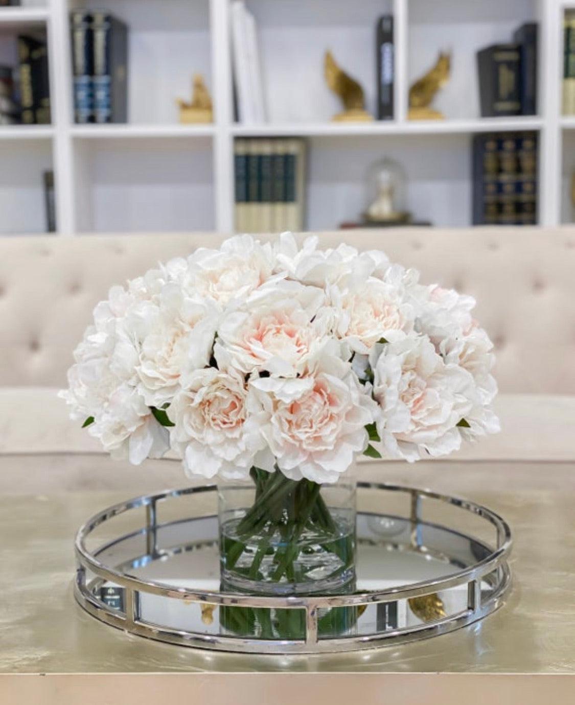 17” Large Real Touch Peony Arrangement - Flovery