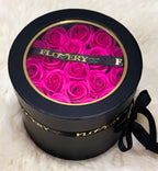 Scented Soap Mixed Hot Pink and White Rose In Elegant Double Gift Box - Flovery