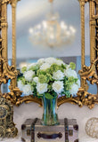 Large White Rose Real Touch Centerpiece - Flovery