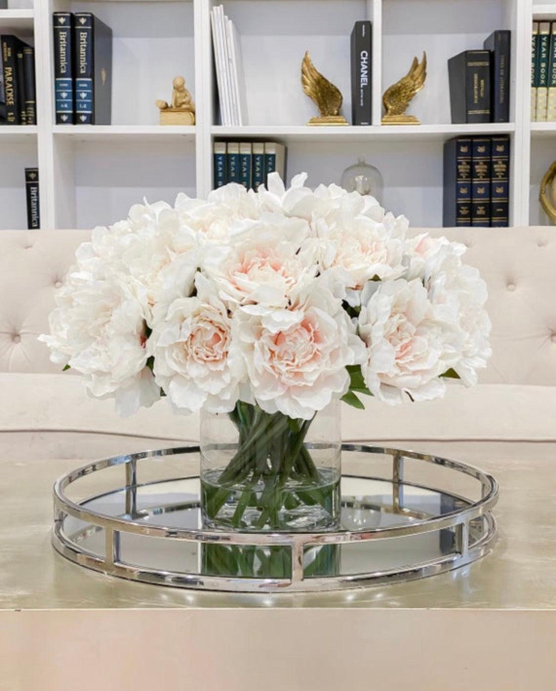 17” Large Real Touch Peony Arrangement - Flovery