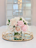 REAL TOUCH Pink/Pastel Peony Arrangement-Real Touch Flower Arrangement-Large Peony Centerpiece-Peony Arrangement-Faux/Rose Arrangement - Flovery