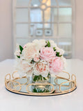 REAL TOUCH Pink/Pastel Peony Arrangement-Real Touch Flower Arrangement-Large Peony Centerpiece-Peony Arrangement-Faux/Rose Arrangement - Flovery