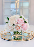 REAL TOUCH Pink/Pastel Peony Arrangement-Real Touch Flower Arrangement-Large Peony Centerpiece-Peony Arrangement-Faux/Rose Arrangement - Flovery