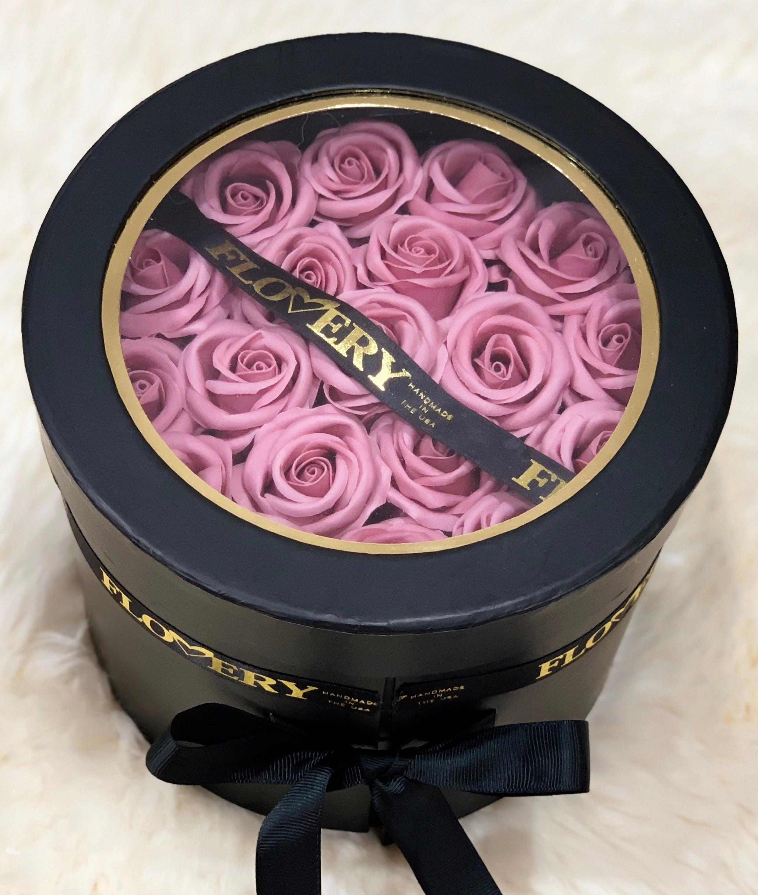 Scented Soap Sweet Pink Rose In Elegant Double Gift Box - Flovery