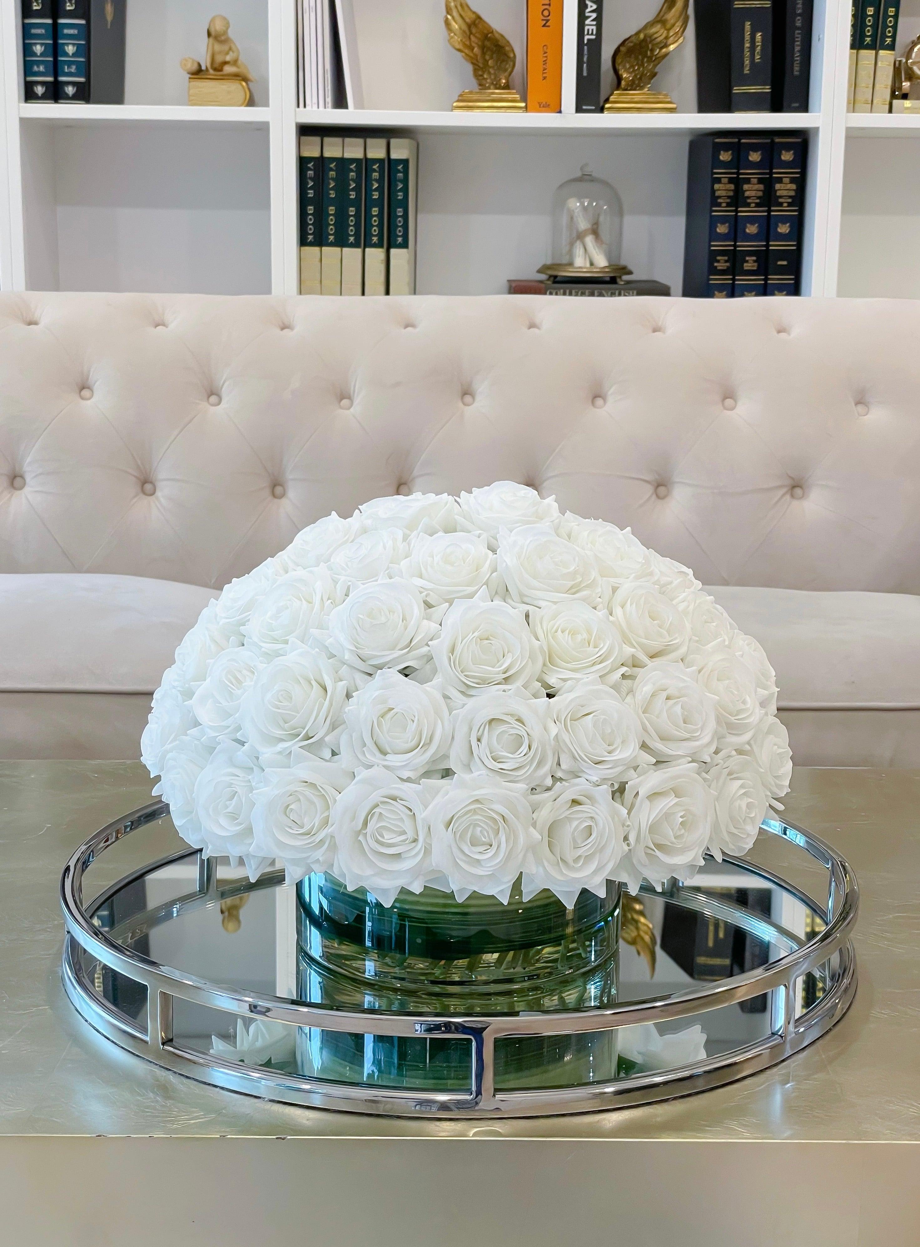 Large 60 Roses Centerpiece - Flovery