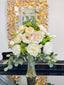 25” Tall Grand Peony Centerpiece Arrangement - Flovery