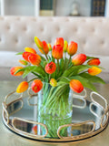 Real Touch Tulip Field Arrangement - Flovery