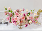 Large French Country Pink Real Touch Flower Arrangement - Flovery