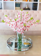 24-in Large Real Touch Cymbidium Orchid Flower Arrangement - Flovery