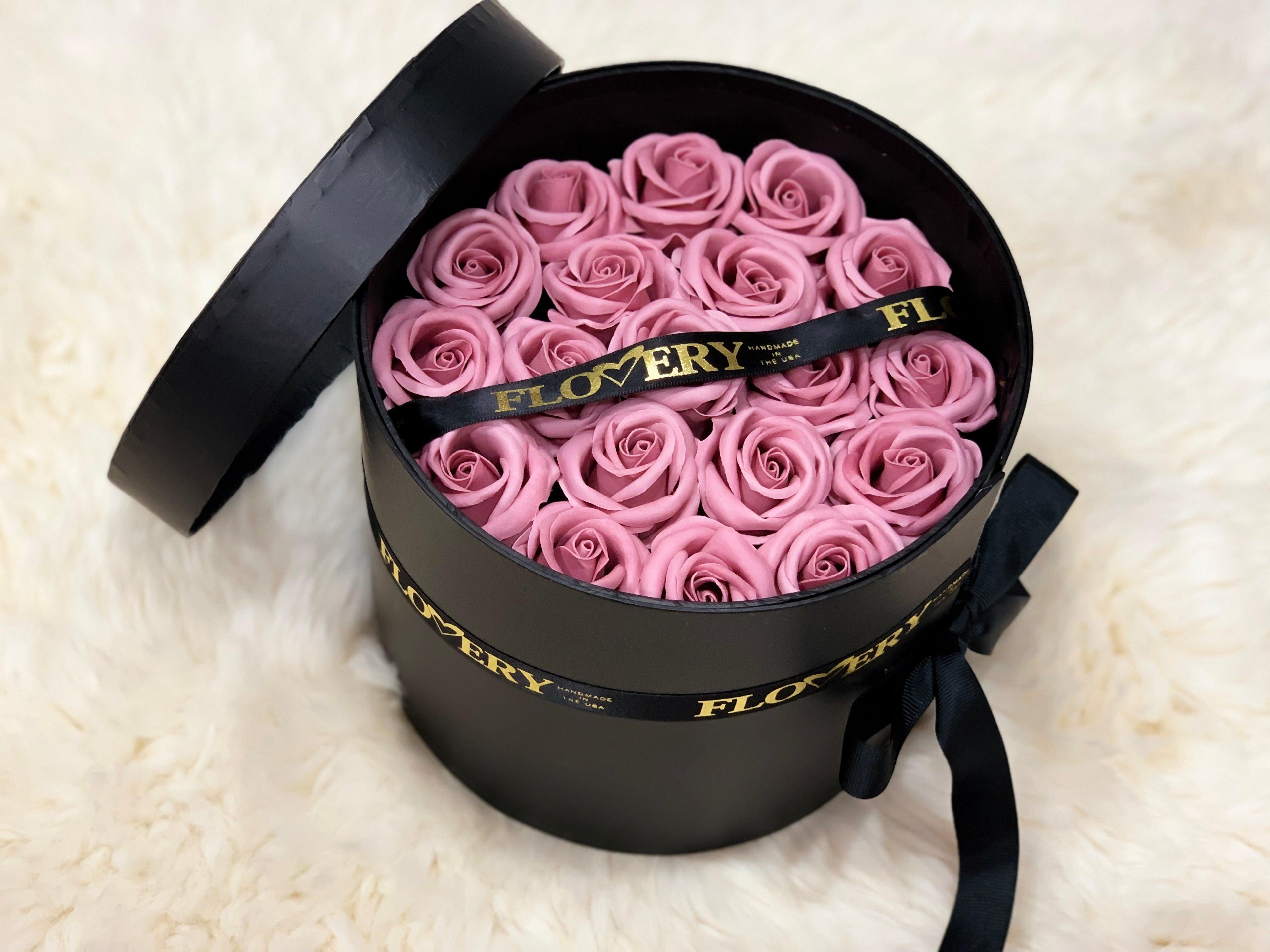 Scented Soap Sweet Pink Rose In Elegant Double Gift Box - Flovery