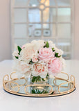 REAL TOUCH Pink/Pastel Peony Arrangement-Real Touch Flower Arrangement-Large Peony Centerpiece-Peony Arrangement-Faux/Rose Arrangement - Flovery